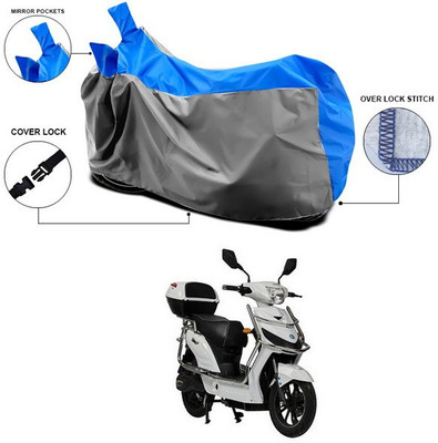 ANTHUB Waterproof Two Wheeler Cover for Avon(Blue, Grey)