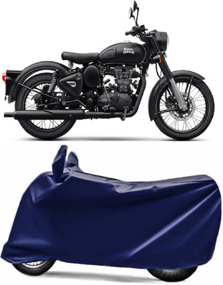 PVSTAR Two Wheeler Cover for Royal Enfield(Classic 500, Blue)