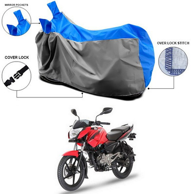 SEBONGO Waterproof Two Wheeler Cover for Bajaj(Pulsar 135 LS DTS-i, Blue)