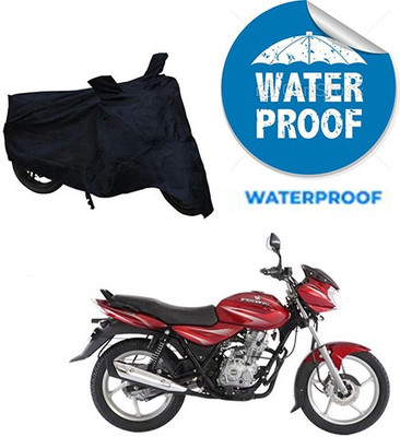RPSENTTERPR Waterproof Two Wheeler Cover for Bajaj(Discover 125 DTS-i, Black)