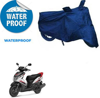Motoren Waterproof Two Wheeler Cover for Yamaha(Ray Z, Blue)