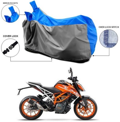 SEBONGO Waterproof Two Wheeler Cover for KTM(Duke 390, Blue)