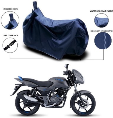 SEBONGO Waterproof Two Wheeler Cover for Bajaj(Pulsar 125, Blue)