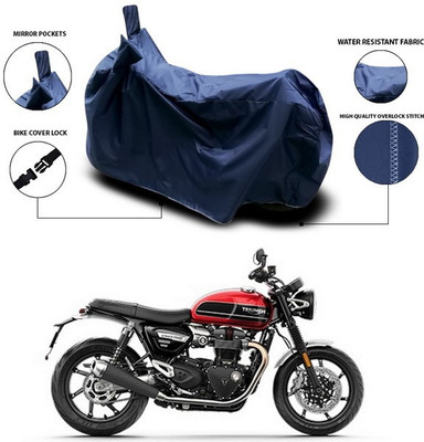 SEBONGO Waterproof Two Wheeler Cover for Triumph(Blue)