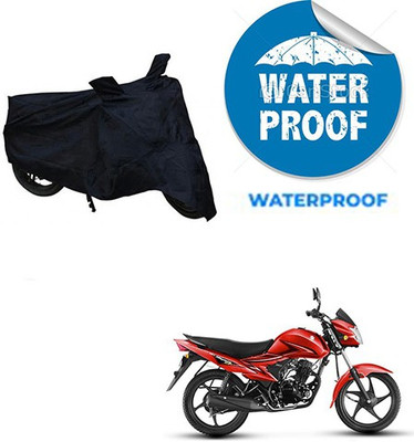 RPSENTTERPR Waterproof Two Wheeler Cover for Suzuki(Hayate, Black)