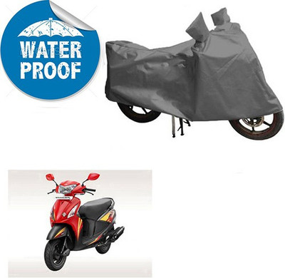RPSENTTERPR Waterproof Two Wheeler Cover for Hero(Pleasure, Grey)