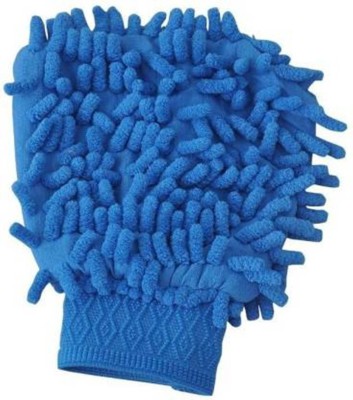 FOZIA Microfiber Vehicle Washing  Hand Glove(Pack Of 1)