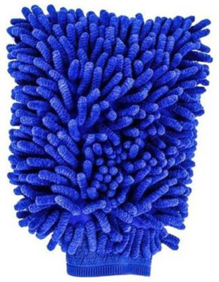 FOZIA Microfiber Vehicle Washing  Hand Glove(Pack Of 1)