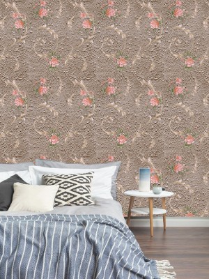 JAAMSO ROYALS Nature Brown Wallpaper(1000 cm x 45 cm)