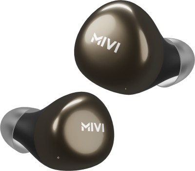 Mivi TEDPM40-BK Bluetooth Headset(Black, True Wireless)