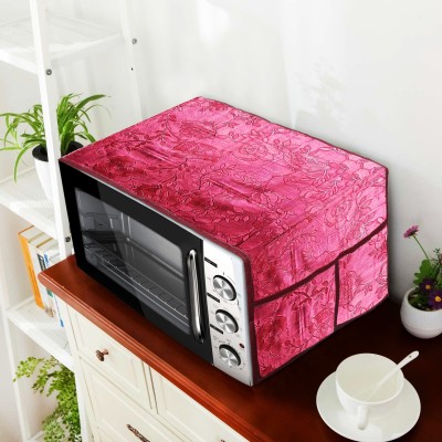 E-Retailer Microwave Oven  Cover(Width: 36 cm, Red)