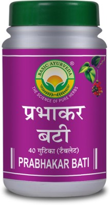 Basic Ayurveda Prabhakar Bati(Pack of 3)