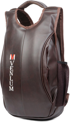 VENLUM Stylish Artificial leather bag 20 L Laptop Backpack(Brown)
