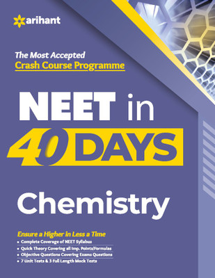 40 Days Crash Course for NEET Chemistry(English, Paperback, unknown)