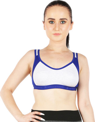 Apraa & Parma Sania- Women Sports Non Padded Bra(Blue)