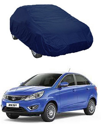 Billseye Car Cover For Tata Zest (Without Mirror Pockets)(Blue)