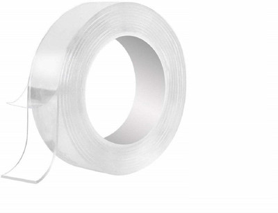 PARTH ENTERPRISE Grip Tape_001 5 m Double-sided Tape(Clear Pack of 1)