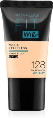 MAYBELLINE NEW YORK Fit Me Matte+Poreless Liquid Tube Foundation  (128 Warm Nude, 18 ml)