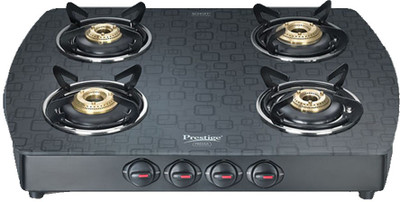 prestige 3 burner glass top stove