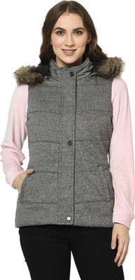 TRUFIT Sleeveless Solid Women Jacket