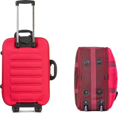 Buy CARRIALL Sleek Red Medium And small Combo Set of 2 Luggage (24 inch +  20 inch) | Shoppers Stop