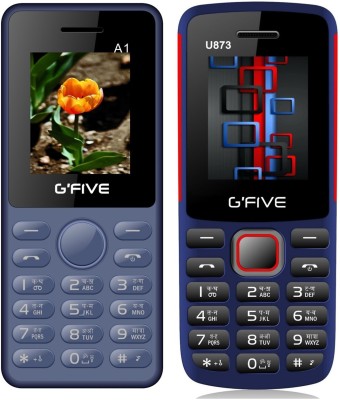 Flipkart - GFive A1 & U873 Combo of Two Mobiles(Blue : Dark Blue)