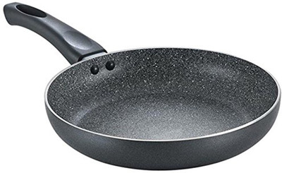Prestige Omega Deluxe Fry Pan 24 cm diameter 1.1 L capacity(Aluminium, Non-stick, Induction Bottom)