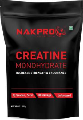 Nakpro Creatine Monohydrate Powder for Muscle Endurance & Recovery Creatine