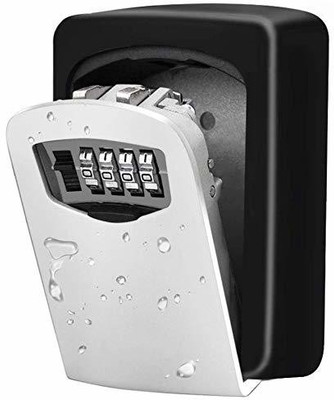 Bestow Key Safe Wall Mounted Metal Storage Box with Combination Code Lock Safe Locker(Keypad)