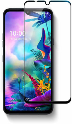 DropFit Edge To Edge Tempered Glass for LG G8x ThinQ(Pack of 1)