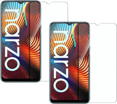 ISAAK Tempered Glass Guard for Realme Narzo 20(Pack of 2)