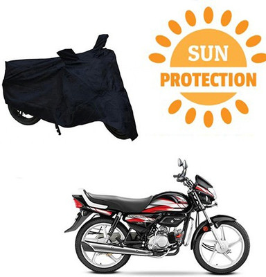 RPSENTTERPR Waterproof Two Wheeler Cover for Hero(CD deluxe, Black)