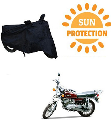 saanvi Waterproof Two Wheeler Cover for Yamaha(RX 100, Black)