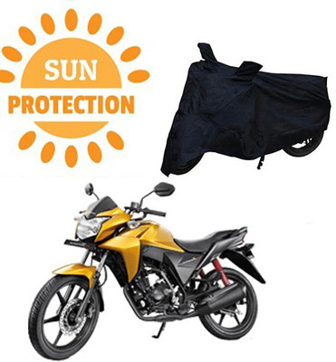 RPSENTTERPR Waterproof Two Wheeler Cover for Honda(CB Twister, Black)