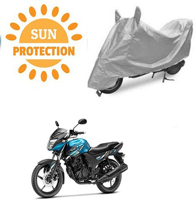 saanvi Waterproof Two Wheeler Cover for Yamaha(SZ-RR, Silver)