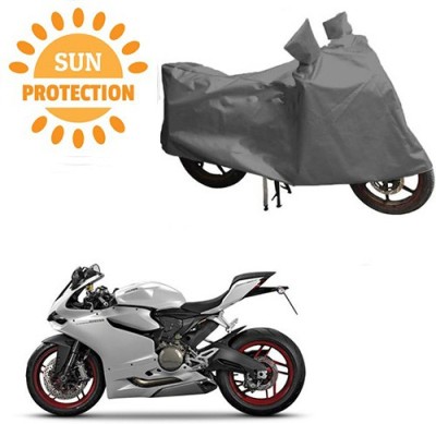 RPSENTTERPR Waterproof Two Wheeler Cover for Ducati(899 Panigale, Grey)