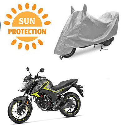 saanvi Waterproof Two Wheeler Cover for Honda(CB Hornet 160, Silver)