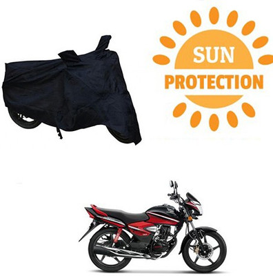 saanvi Waterproof Two Wheeler Cover for Honda(CB Shine, Black)