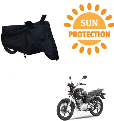 saanvi Waterproof Two Wheeler Cover for Yamaha(Libero, Black)
