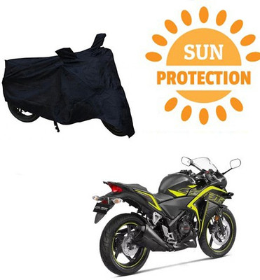 RPSENTTERPR Waterproof Two Wheeler Cover for Honda(CBR 250R, Black)