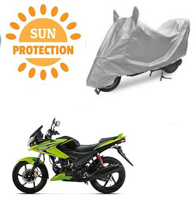 saanvi Waterproof Two Wheeler Cover for Honda(CBF, Silver)