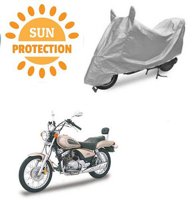 saanvi Waterproof Two Wheeler Cover for Yamaha(Enticer, Silver)