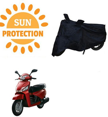 RPSENTTERPR Waterproof Two Wheeler Cover for Mahindra(Gusto, Black)