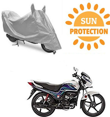 RPSENTTERPR Waterproof Two Wheeler Cover for Hero(Passion Pro TR, Silver)