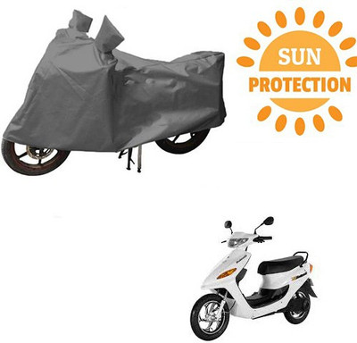 RPSENTTERPR Waterproof Two Wheeler Cover for Indus(Yo Electron, Grey)