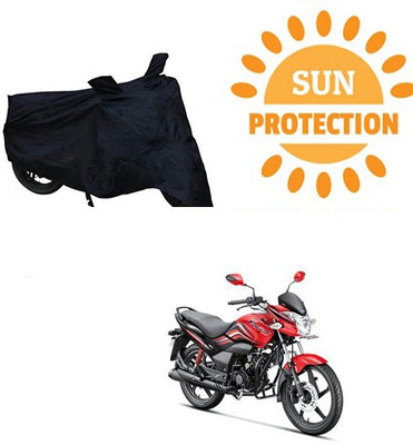 saanvi Waterproof Two Wheeler Cover for Hero(Passion Xpro, Black)