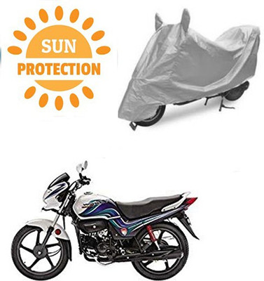 RPSENTTERPR Waterproof Two Wheeler Cover for Hero(Passion Pro TR, Silver)