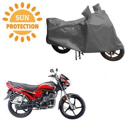 RPSENTTERPR Waterproof Two Wheeler Cover for Honda(Passion Plus, Grey)