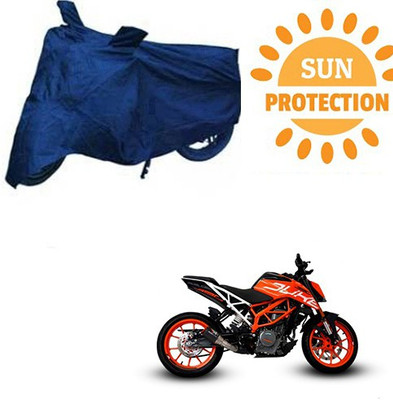 Motoren Waterproof Two Wheeler Cover for KTM(Duke 390, Blue)