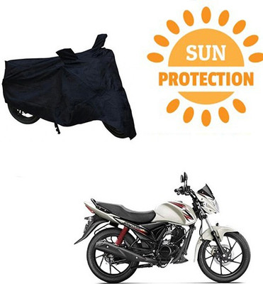 saanvi Waterproof Two Wheeler Cover for Suzuki(Sling Shot Plus, Black)